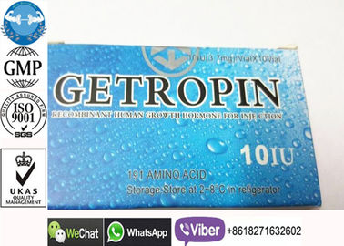GMP 100 unités internationales de kit d'hormone de croissance humaine sèche par Freezed de poudre HGH Getropin de peptide